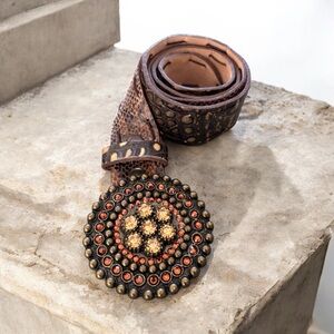 Leatherock Woman’s Jeweled Belt